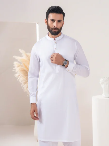 White Unstitched Suit