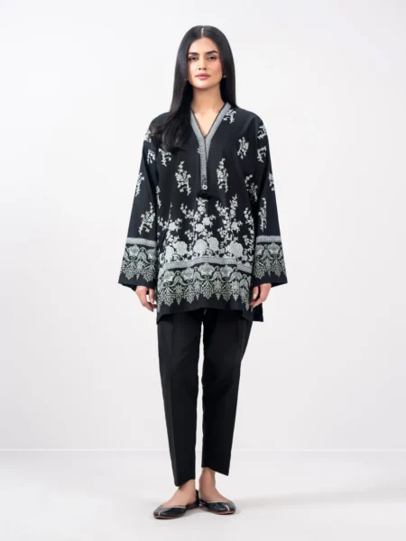 1 Piece Unstitched-Embroidered